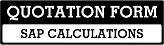 SAP Calculations Quote  For Caernarfon